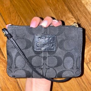 Black coach wallet